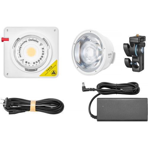 Godox ML100Bi K1 Bi-Color Portable LED Light (36° Lens & Power Bank Holder Kit) - 11